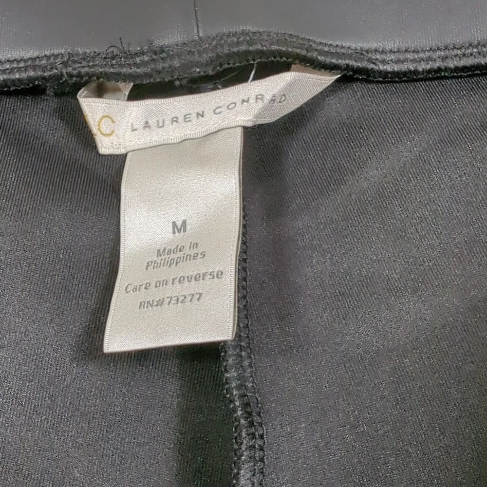 Lauren Conrad faux leather leggings M NWOT - Picture 2 of 8
